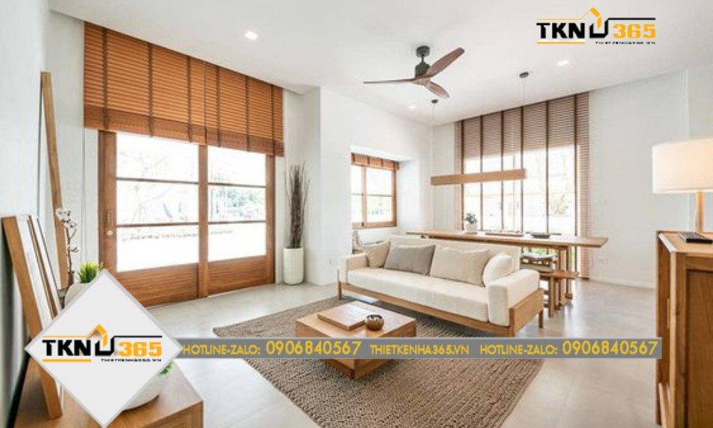 mẫu thiết kế nhà 100m2 sử dụng chất liệu thân thiện môi trường
