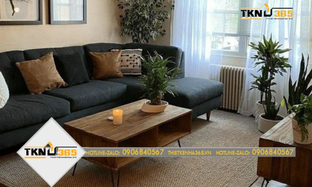 mẫu thiết kế nhà 100m2 gần gũi với thiên nhiên