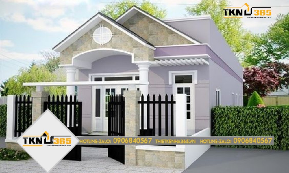 mẫu thiết kế nhà 100m2 có 3 phòng ngủ