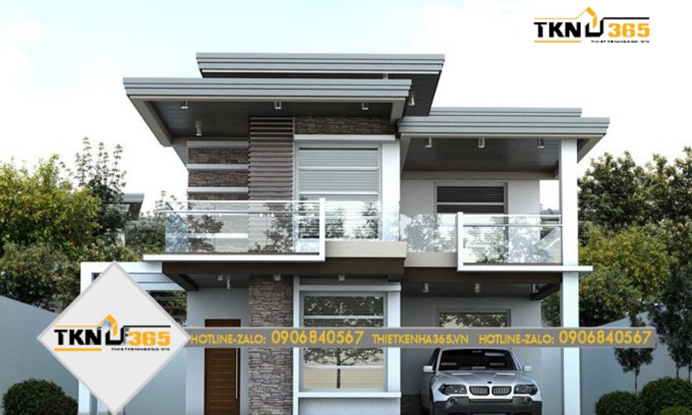 mẫu thiết kế nhà 100m2 đẹp mê ly