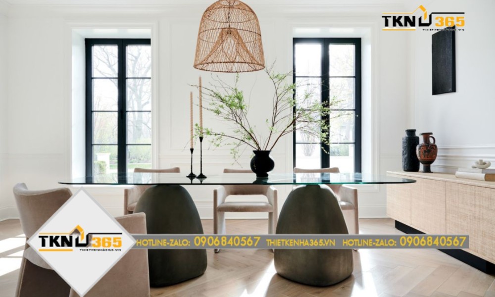 mẫu thiết kế nhà 100m2 với phòng khách độc đáo