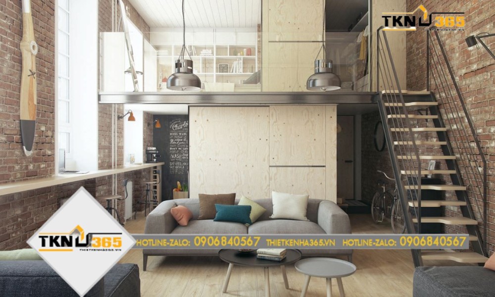 Mẫu thiết kế nhà diện tích nhỏ 20m2 có ánh sáng tự nhiên