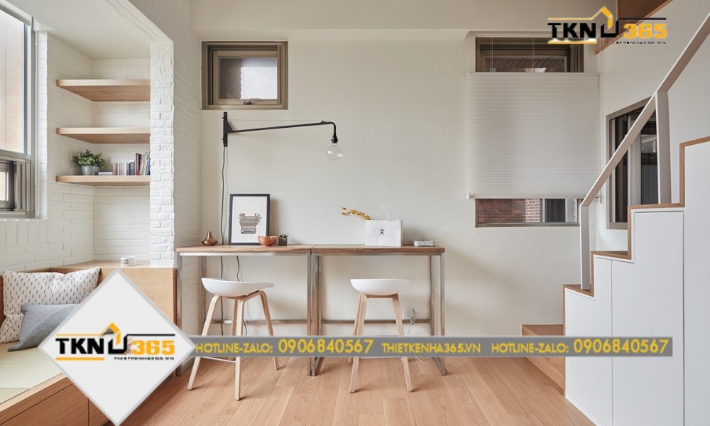 Thiết kế nhà 20m2 đẹp, sáng sủa