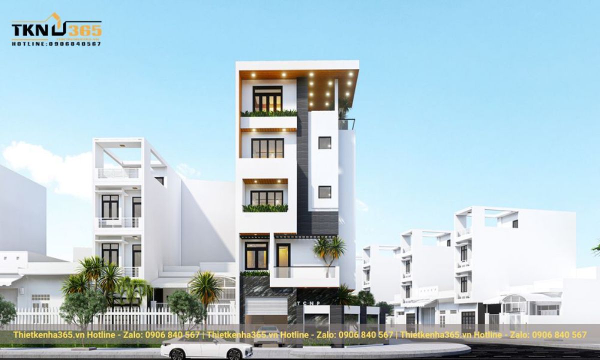 Mẫu thiết kế nhà 2 mặt tiền kinh doanh đẹp