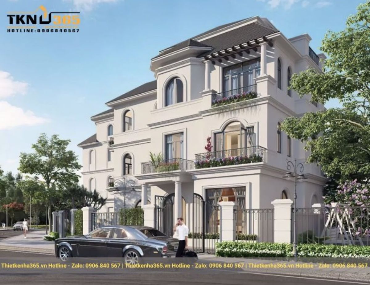 Mẫu thiết kế nhà 2 mặt tiền kinh doanh đẹp