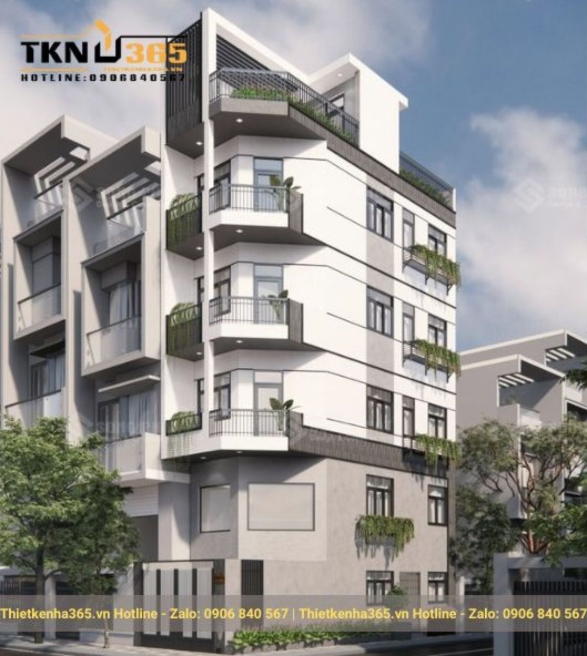 Mẫu thiết kế nhà 2 mặt tiền kinh doanh đẹp