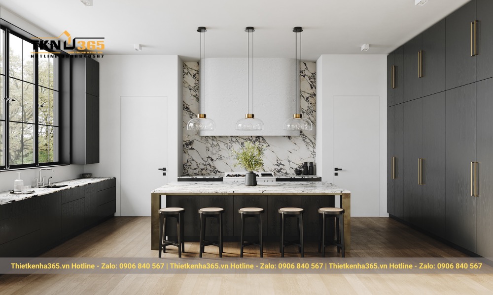 Nội thất nhà bếp đẹp tiện nghi giúp nâng cao chất lượng cuộc sống