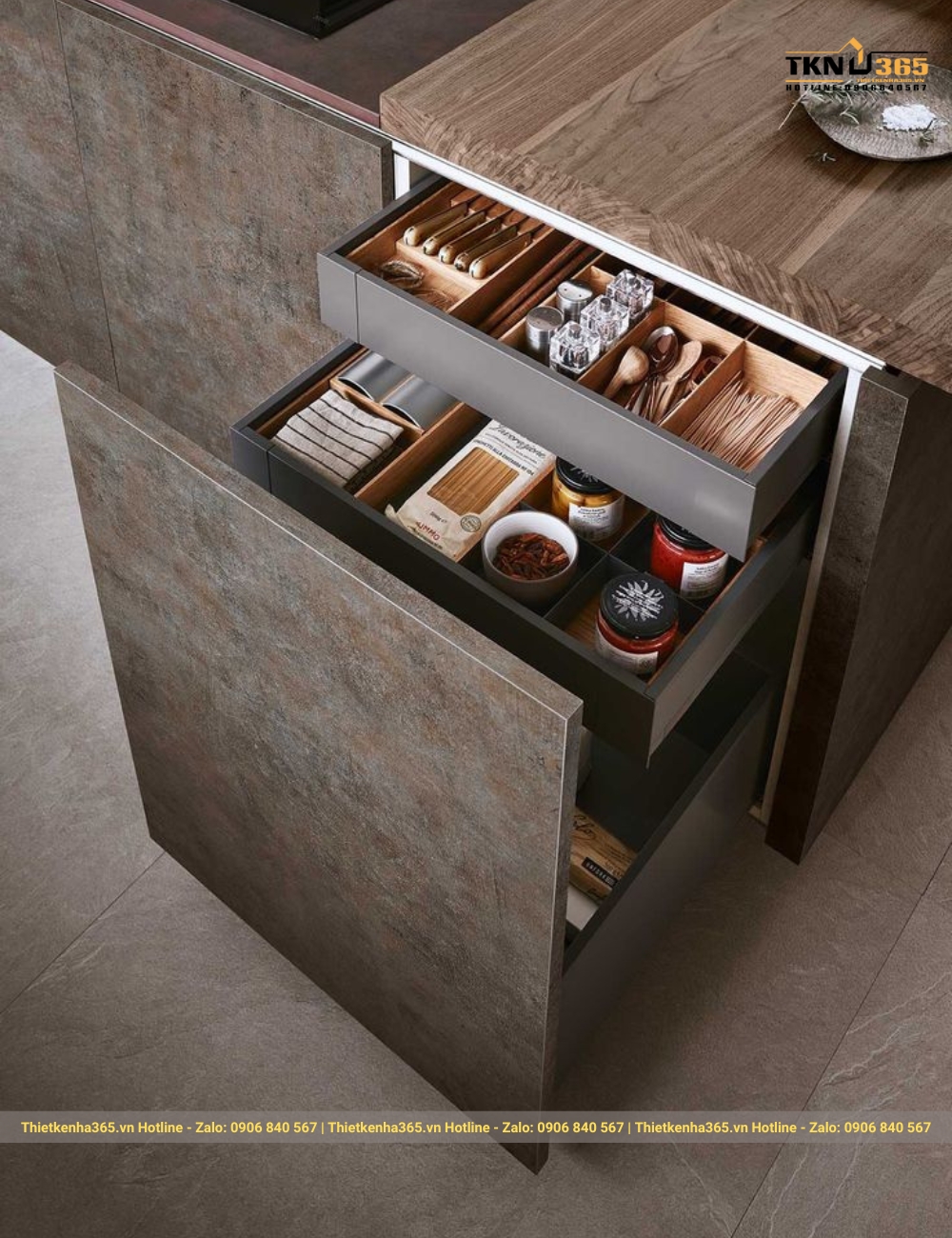 Tủ thiết kế thông minh tối ưu hóa chức năng