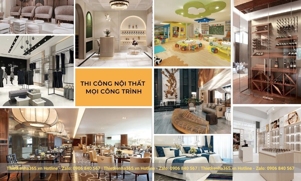 Nhận thi công trọn gói cho nhiều loại công trình khác