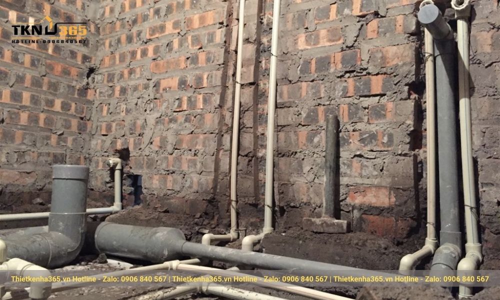 Thi công hệ thống điện nước