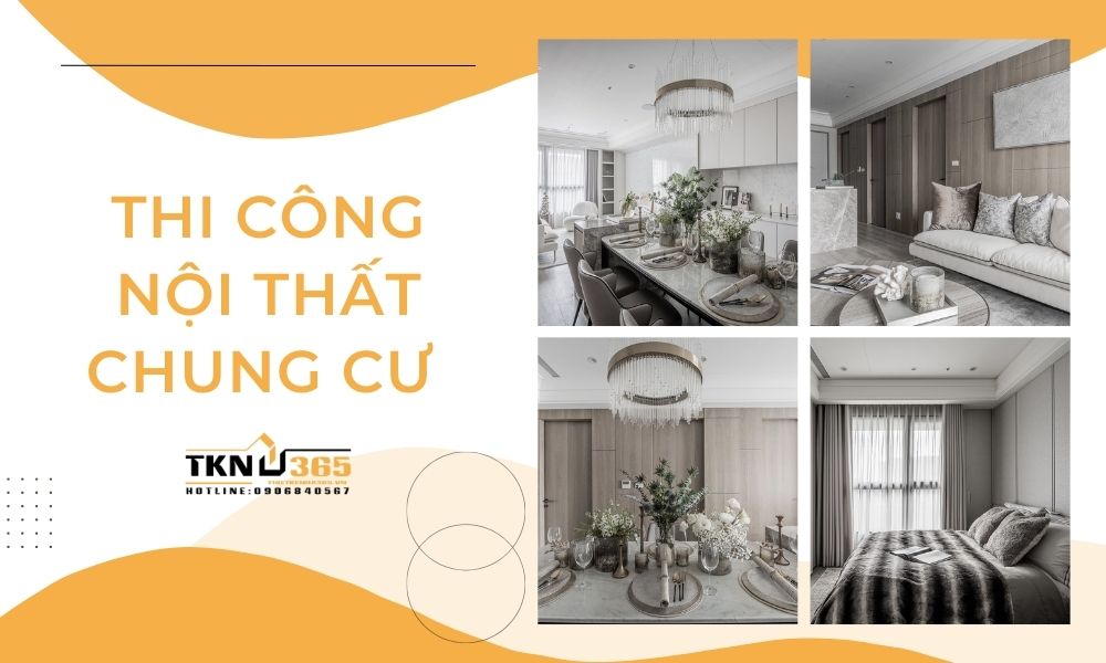 Nhận thi công nội thất trọn gói tại căn hộ