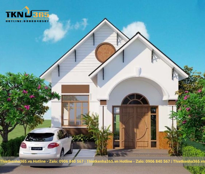 Nhà 1 tầng 5x15 mái lệch