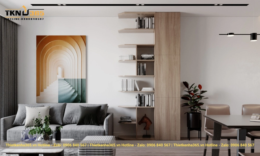 Thiết kế nội thất nhà đẹp 5x15m