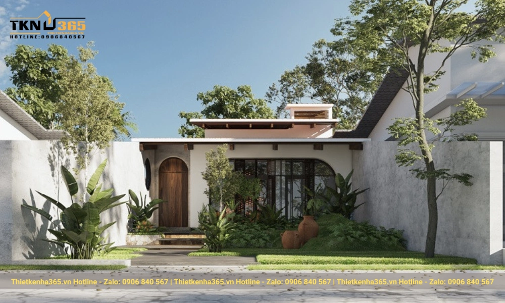 Mẫu thiết kế nhà 1 tầng 5x15m