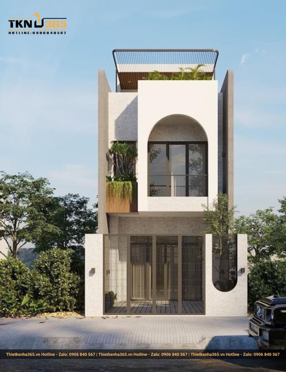 Thiết kế nhà 60m2 2 phòng ngủ
