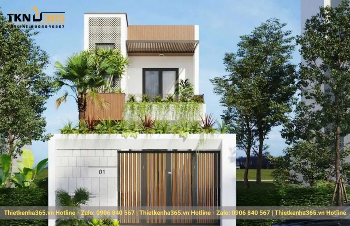 mẫu thiết kế nhà 2 tầng đẹp