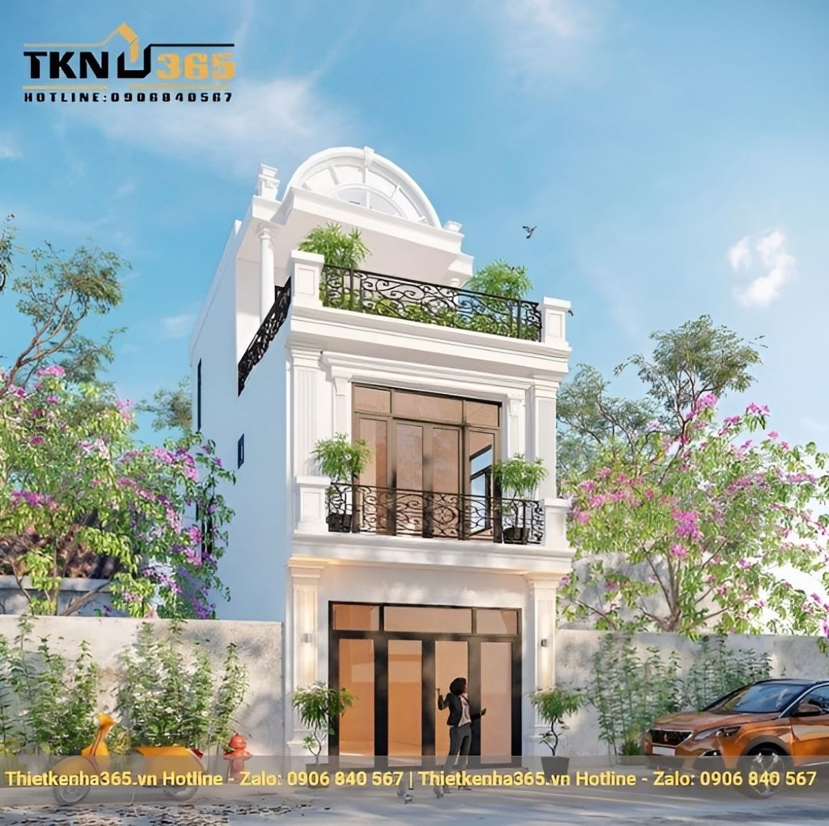 mẫu thiết kế nhà 2 tầng đẹp