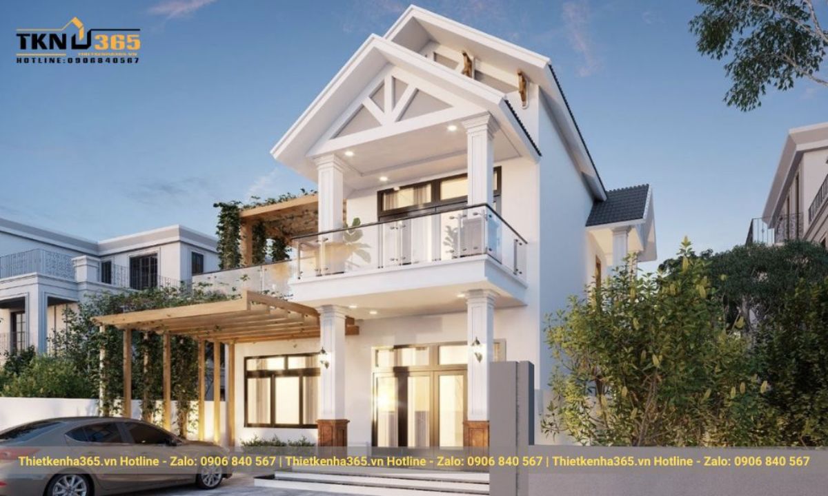 mẫu thiết kế nhà 2 tầng đẹp