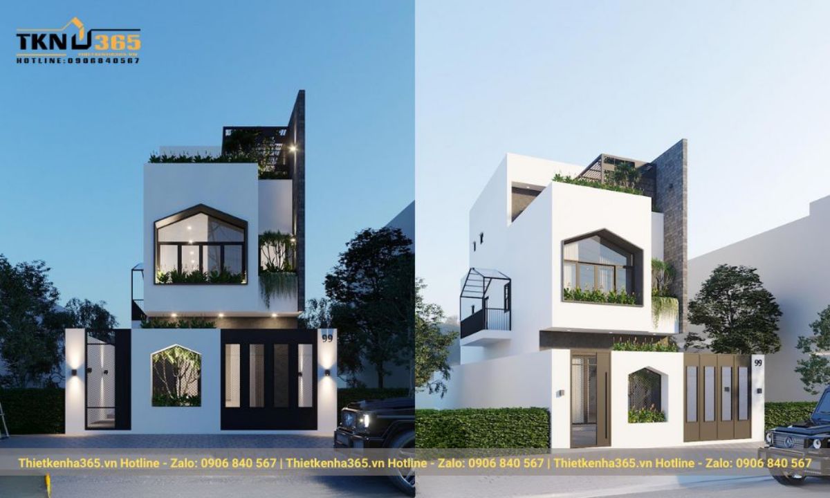 mẫu thiết kế nhà 2 tầng đẹp