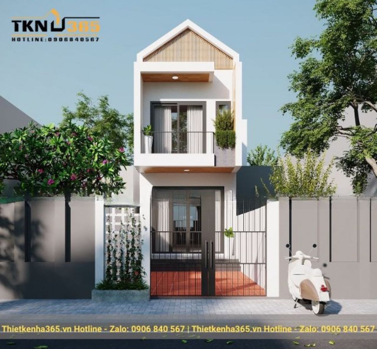 mẫu thiết kế nhà 2 tầng đẹp