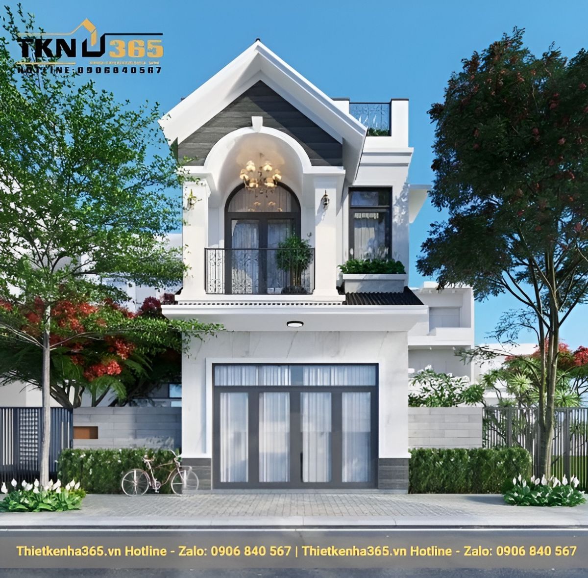 mẫu thiết kế nhà 2 tầng đẹp