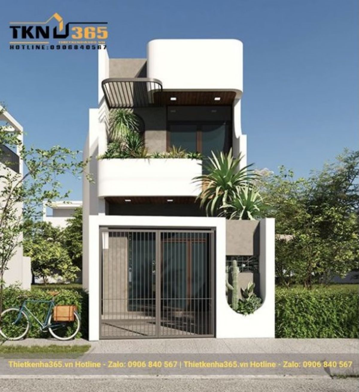 mẫu thiết kế nhà 2 tầng đẹp