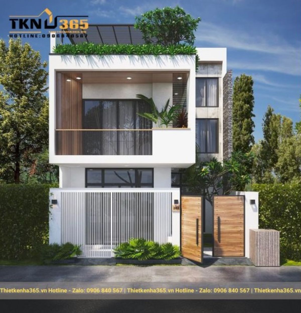 mẫu thiết kế nhà 2 tầng đẹp