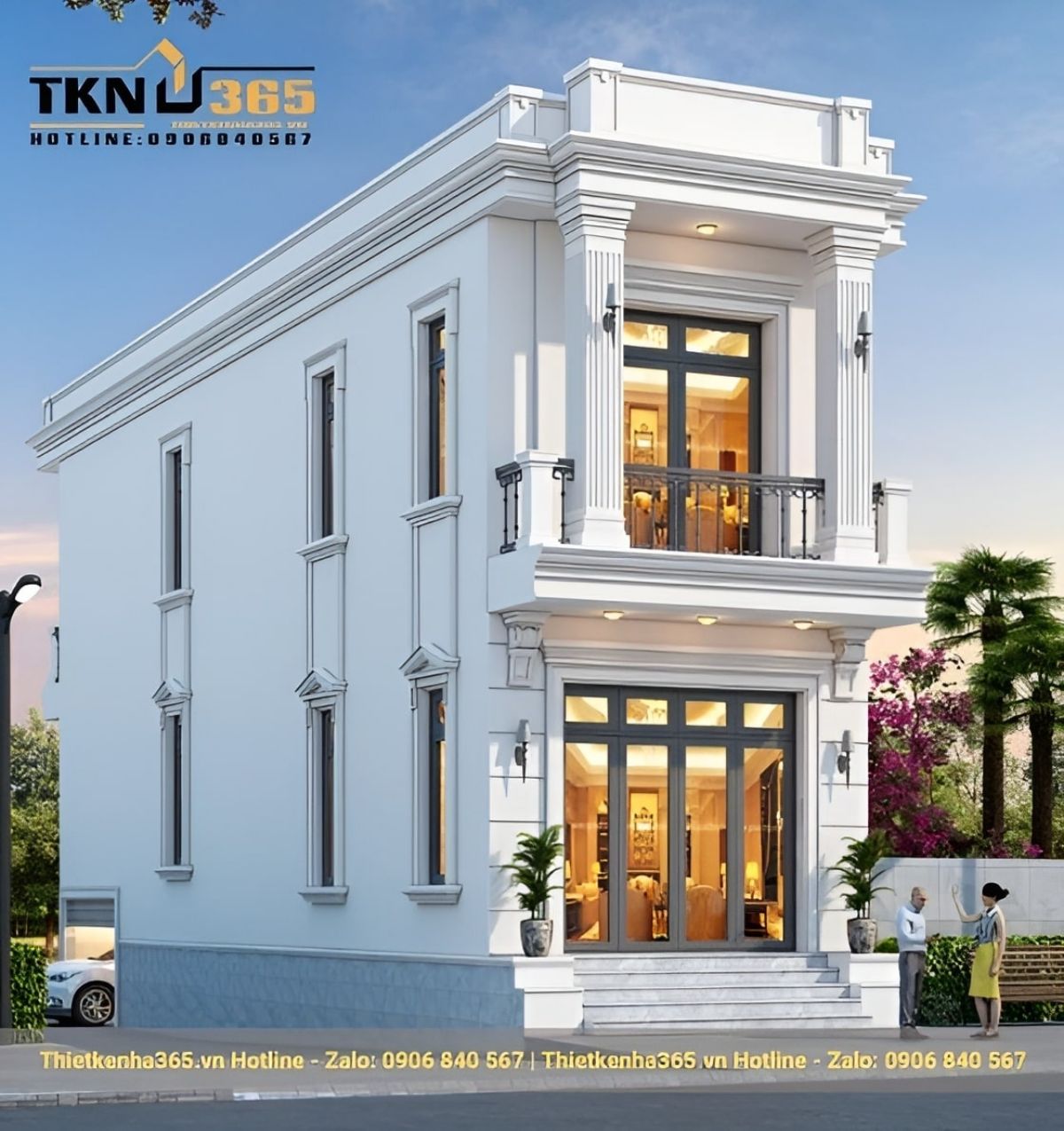 mẫu thiết kế nhà 2 tầng đẹp