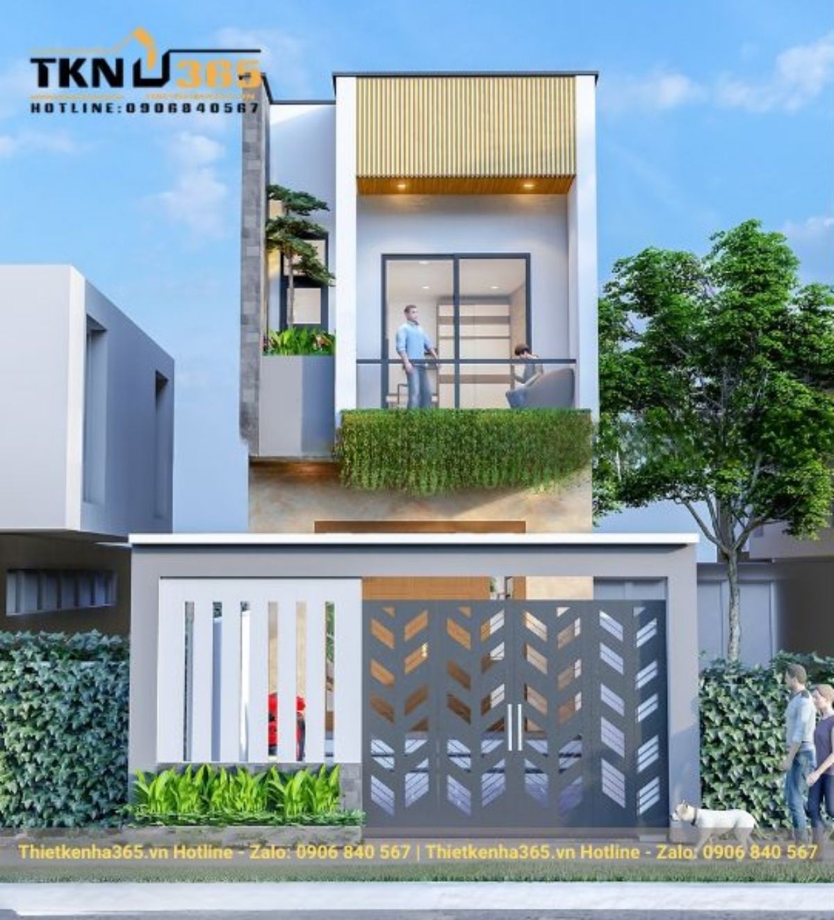 mẫu thiết kế nhà 2 tầng đẹp