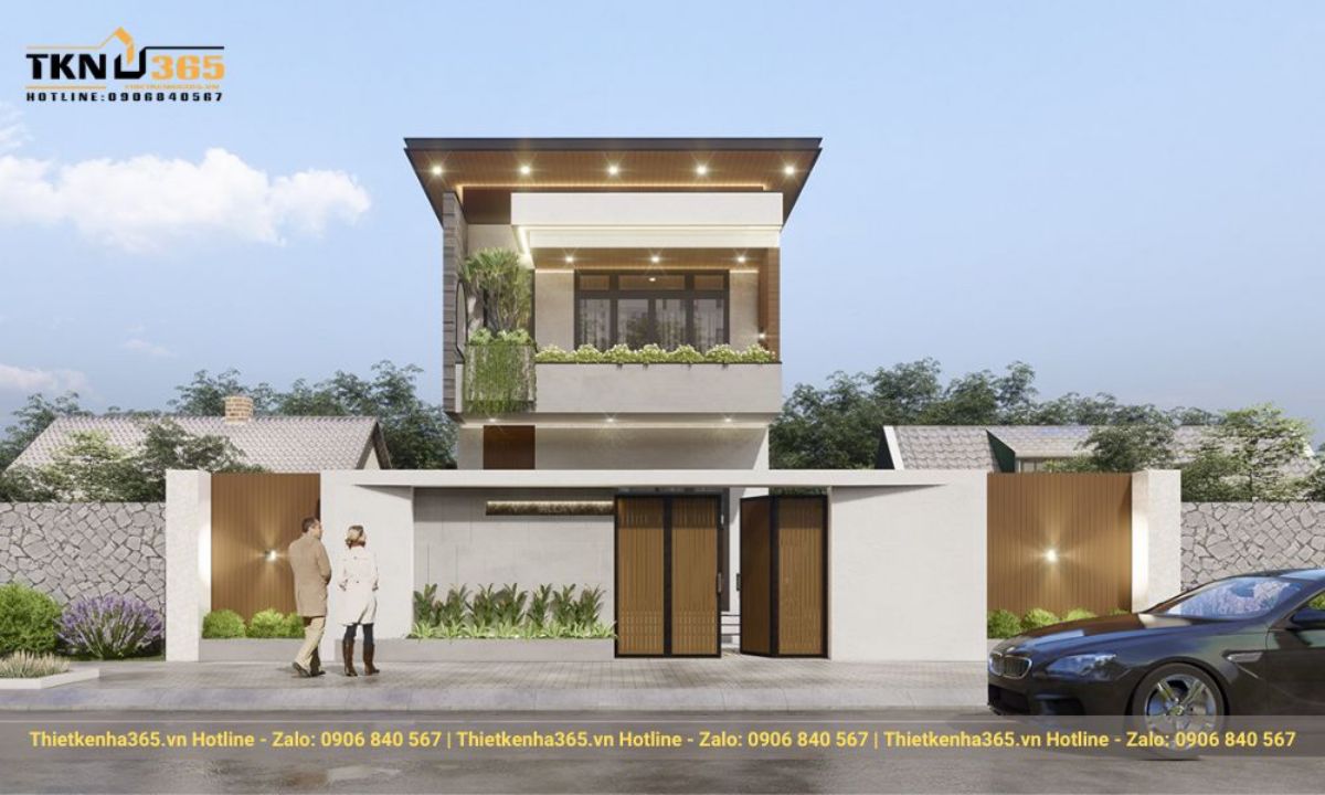 mẫu thiết kế nhà 2 tầng đẹp