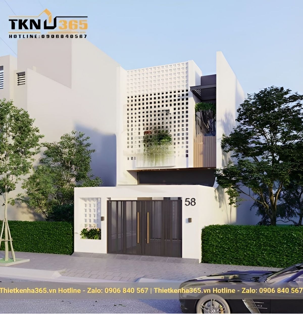 mẫu thiết kế nhà 2 tầng đẹp