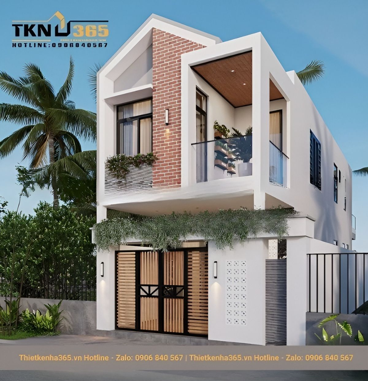 mẫu thiết kế nhà 2 tầng đẹp