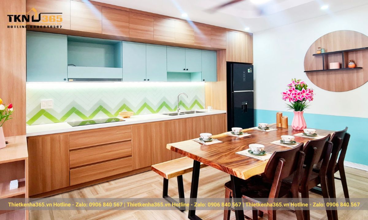 nội thất nhà cấp 4 có gác lửng