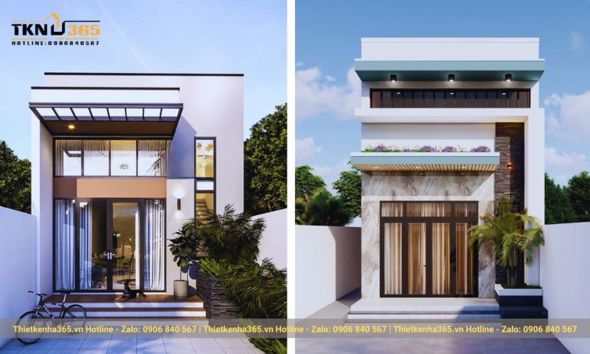 nhà cấp 4 có gác lửng