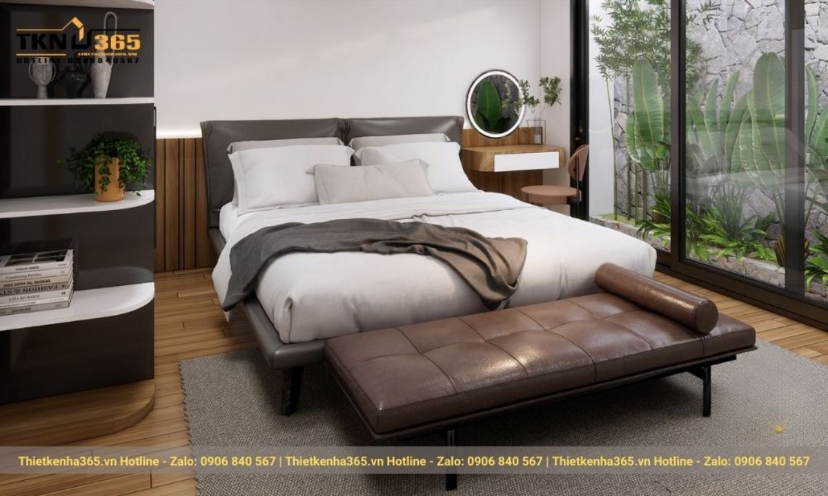 nội thất nhà cấp 4 có gác lửng