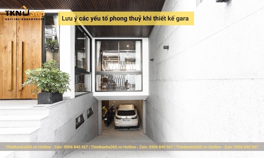 thiet ke nha co gara o to 18