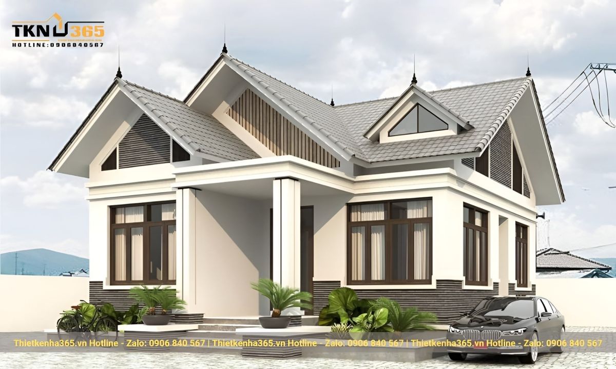 Mẫu thiết kế nhà ống 1 tầng đẹp