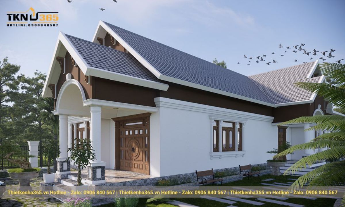 Mẫu thiết kế nhà ống 1 tầng đẹp