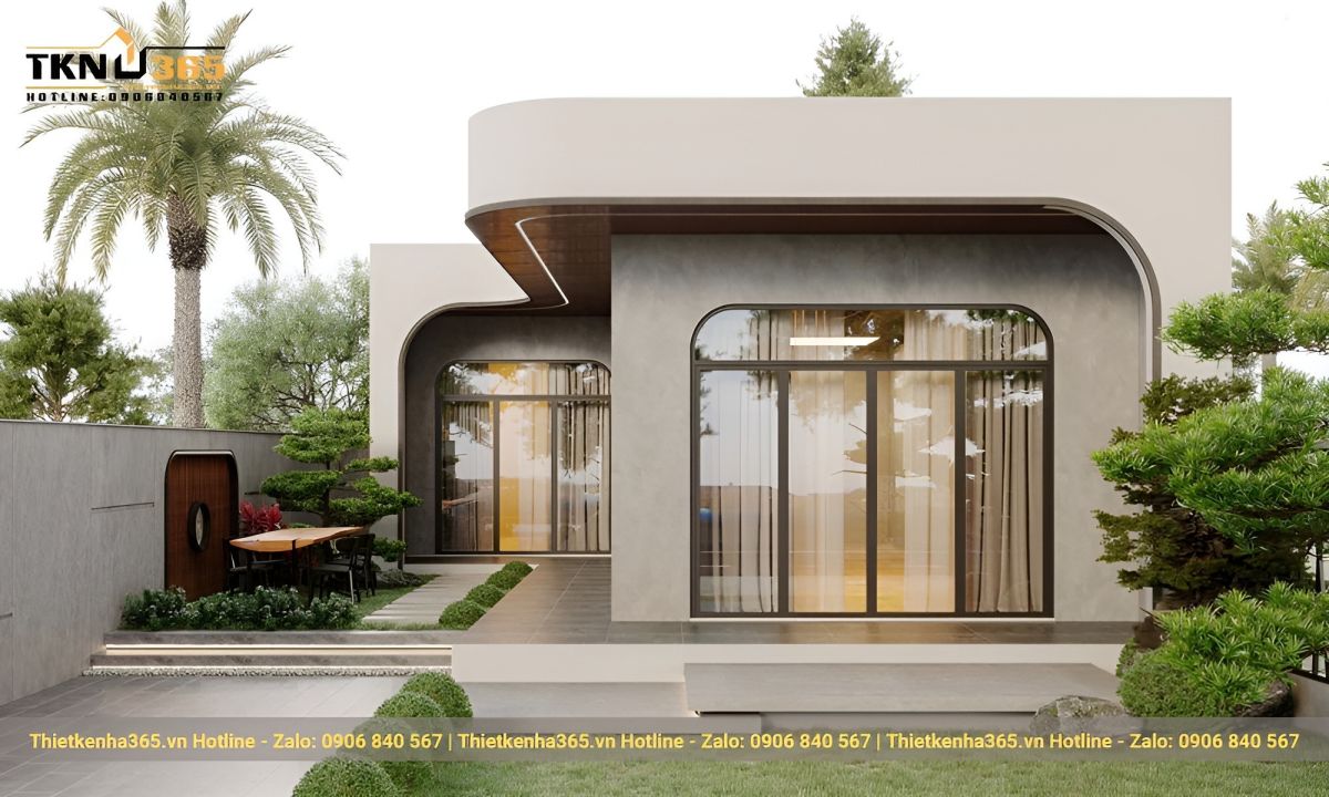 Mẫu thiết kế nhà ống 1 tầng đẹp