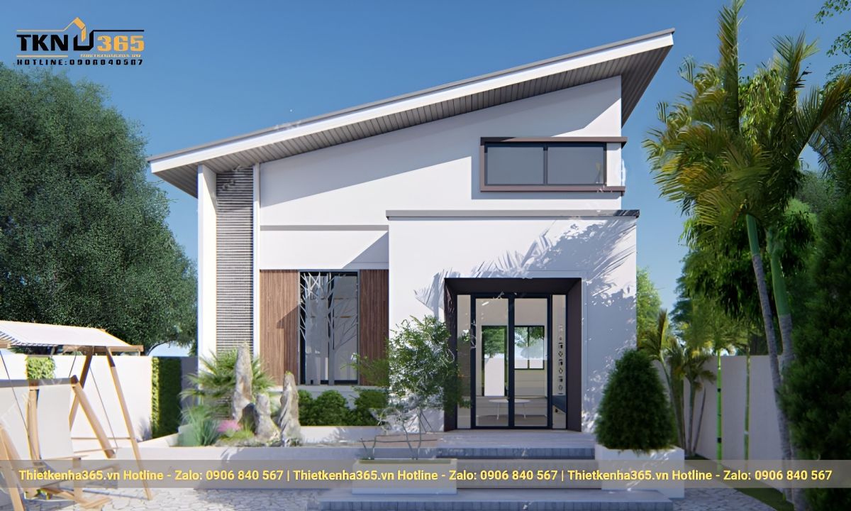 Mẫu thiết kế nhà ống 1 tầng đẹp