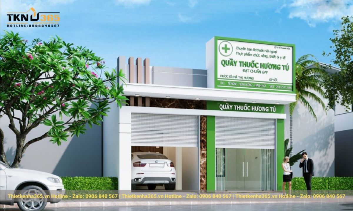 Mẫu thiết kế nhà ống 1 tầng đẹp