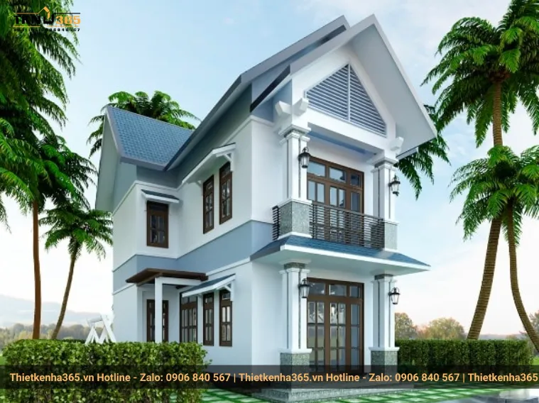 Nhà ống 2 tầng diện tích 5x18