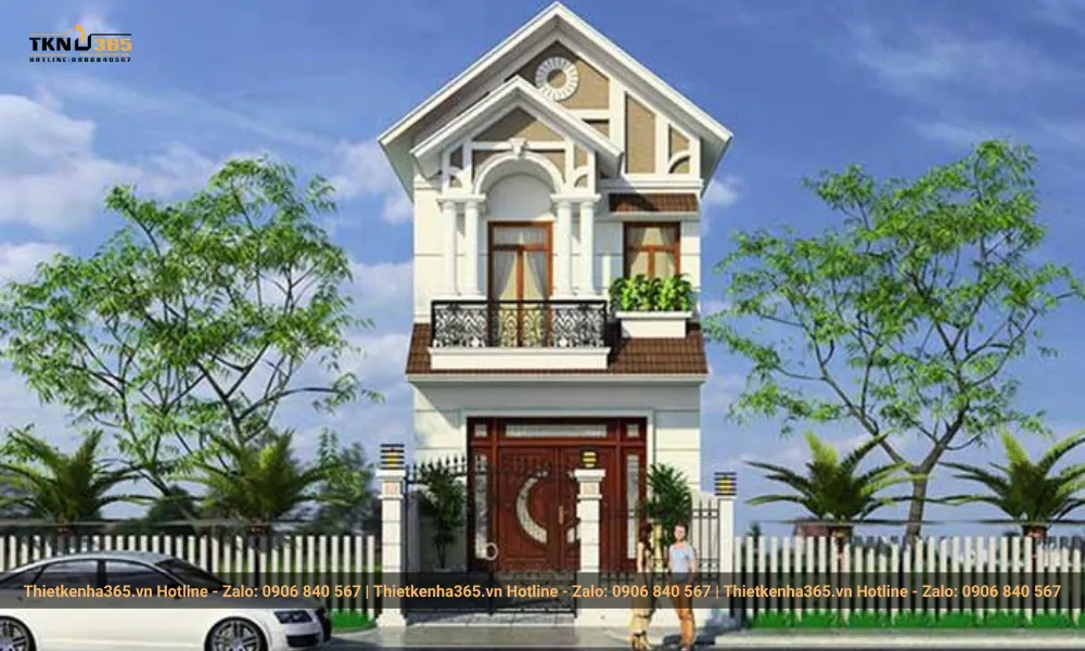 Nhà ống 2 tầng diện tích 4x18m