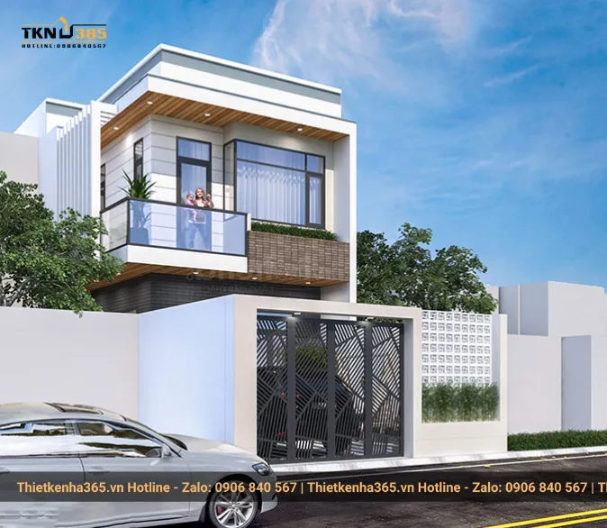 Thiết kế nhà ống 2 tầng đẹp