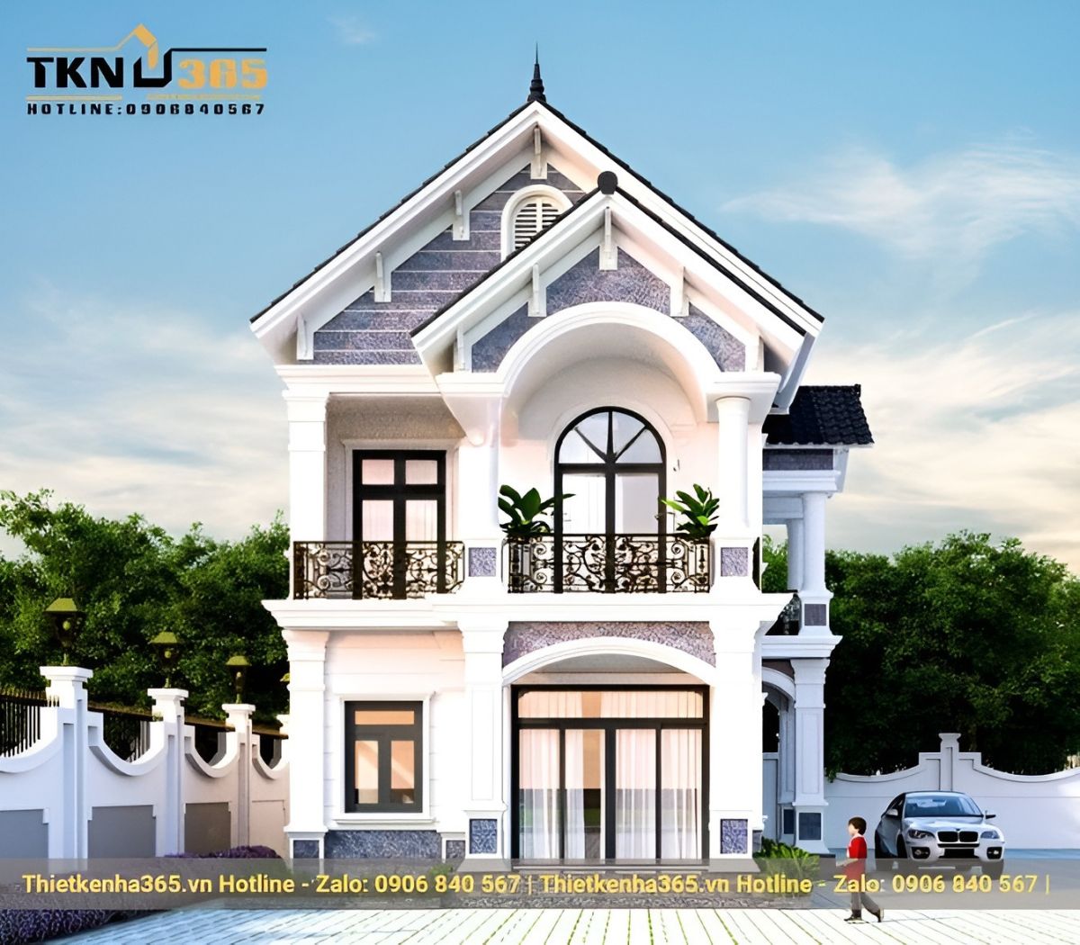 mẫu thiết kế nhà phố rộng 6m hiện đại