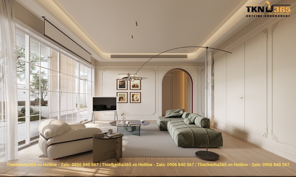 Không gian thoáng đãng đảm bảo cho các dòng khí tốt luân chuyển thuận lợi