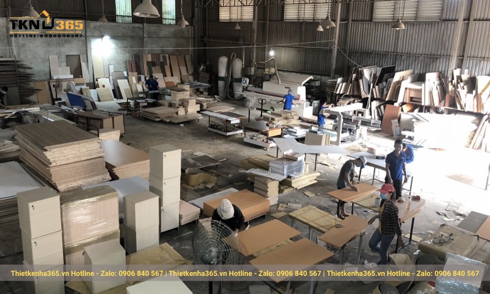 Công ty có xưởng sản xuất trực tiếp sẽ hoàn thiện nội thất tốt hơn