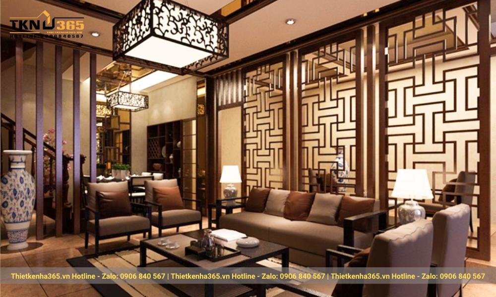 Thiết kế đơn giản và tinh tế của phong cách Á Đông