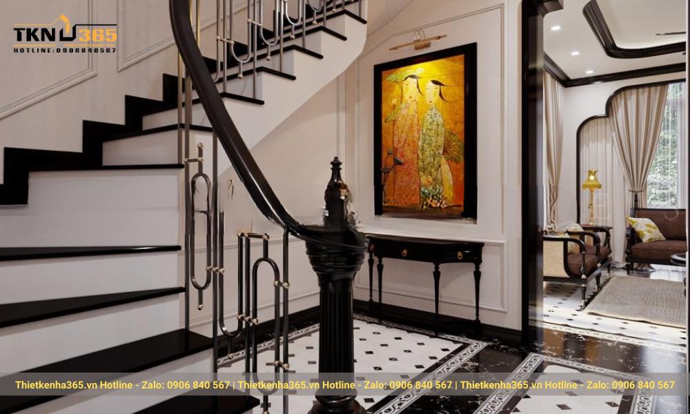 Cầu thang phong cách Á Đông