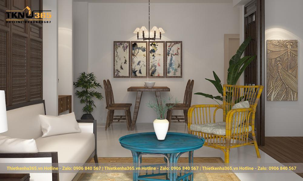 Phòng bếp phong cách Á Đông